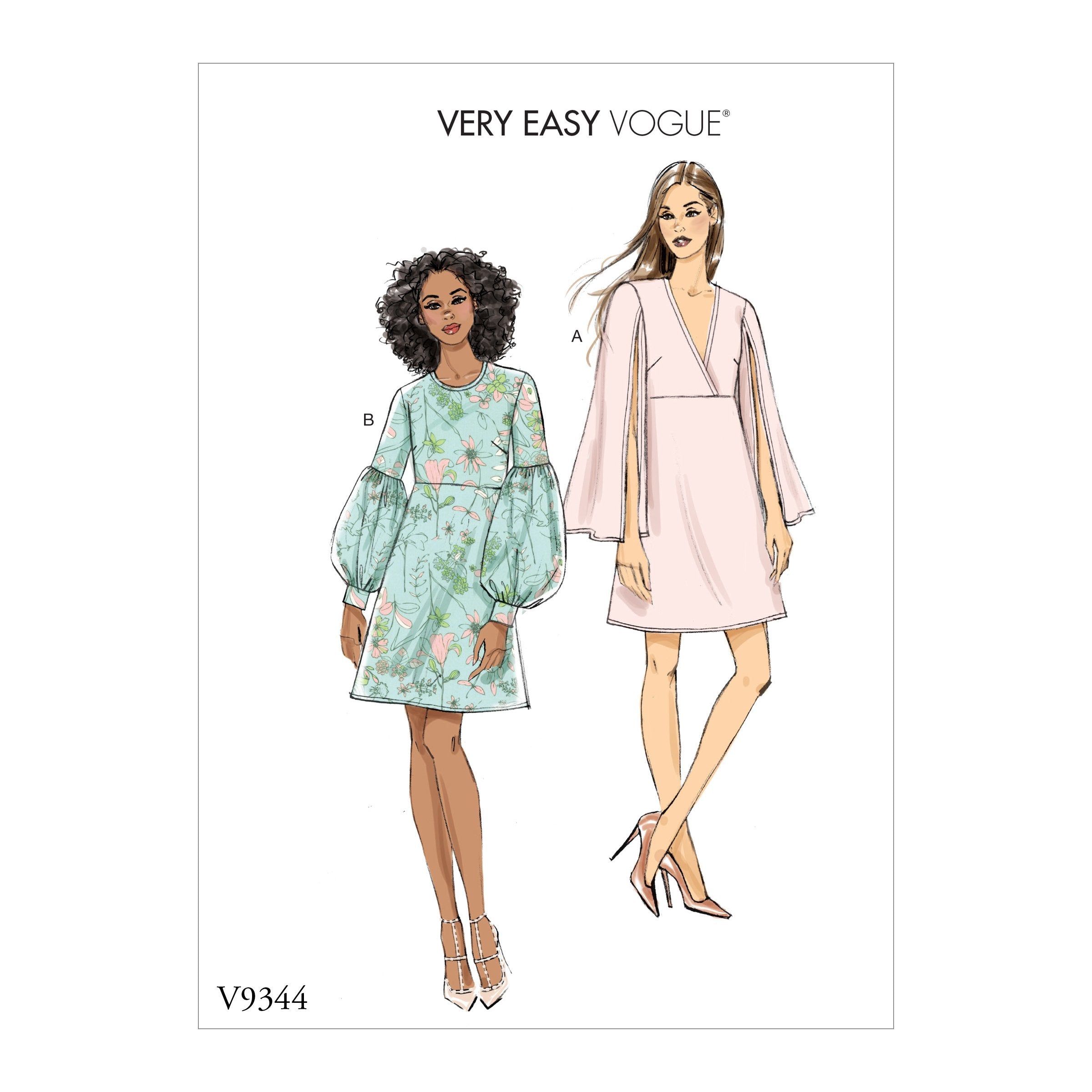Vogue Pattern 9344 Misses' Dress | Vogue Pattern from Jaycotts Sewing Supplies