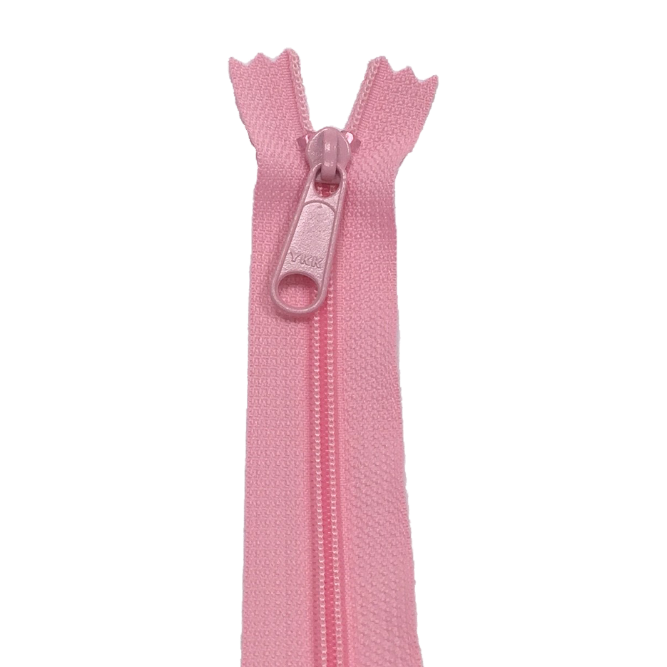 YKK Zip for bags colour 513 Pink from Jaycotts Sewing Supplies