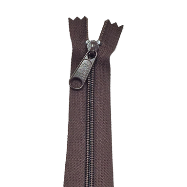 YKK Zip for bags colour 570 Brown from Jaycotts Sewing Supplies