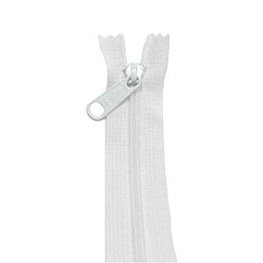 YKK Zip for bags colour 501 White from Jaycotts Sewing Supplies