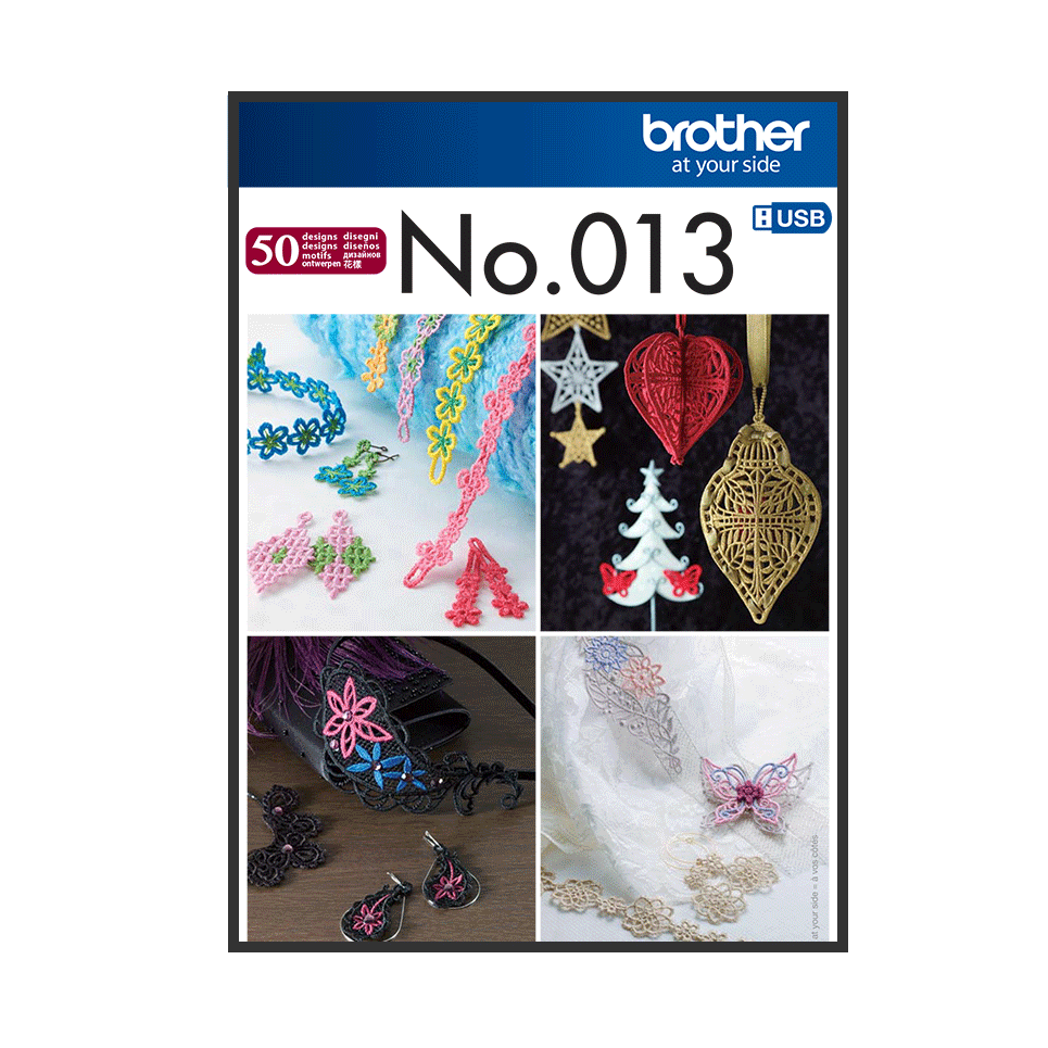 Brother Embroidery USB 013 | 3D Lace from Jaycotts Sewing Supplies