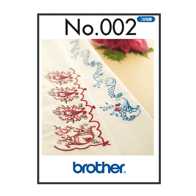 Brother Embroidery USB 002 | Oriental Border from Jaycotts Sewing Supplies