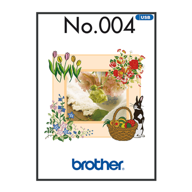Brother Embroidery USB 004 | Spring from Jaycotts Sewing Supplies