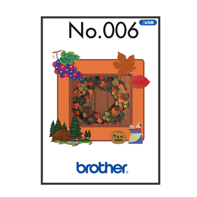 Brother Embroidery USB 006 | Autumn from Jaycotts Sewing Supplies