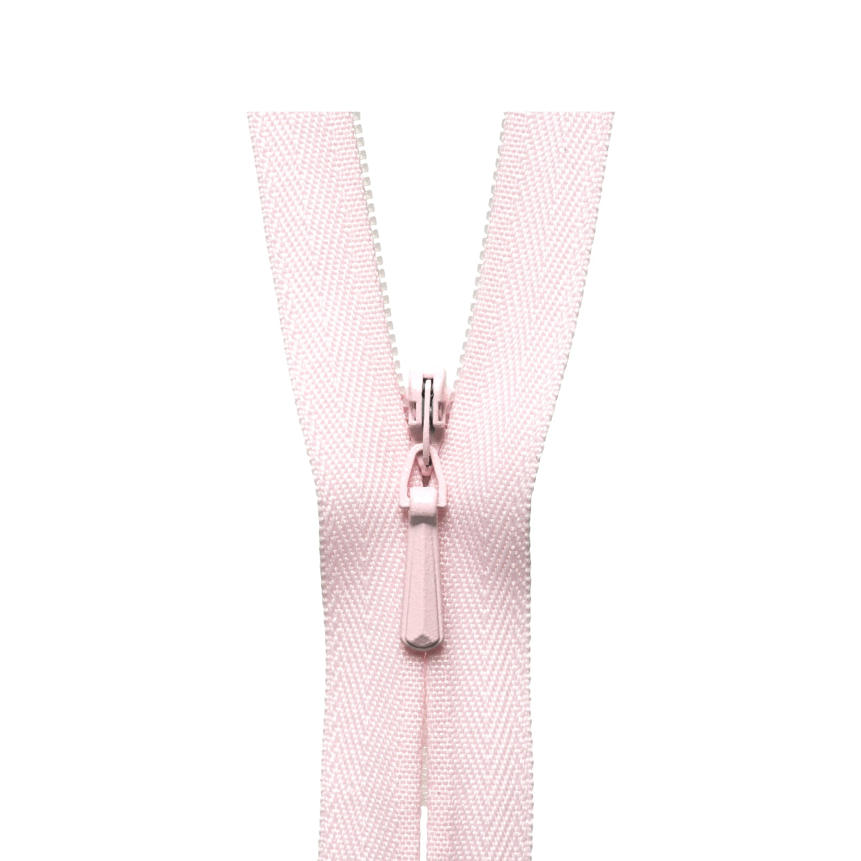 YKK Concealed Zip Pale Pink from Jaycotts Sewing Supplies
