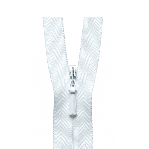 YKK Concealed Zip WHITE from Jaycotts Sewing Supplies