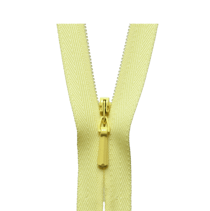 YKK Concealed Zip LEMON from Jaycotts Sewing Supplies