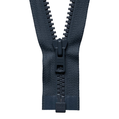 Chunky Zip Open End Zip | Dark Grey from Jaycotts Sewing Supplies
