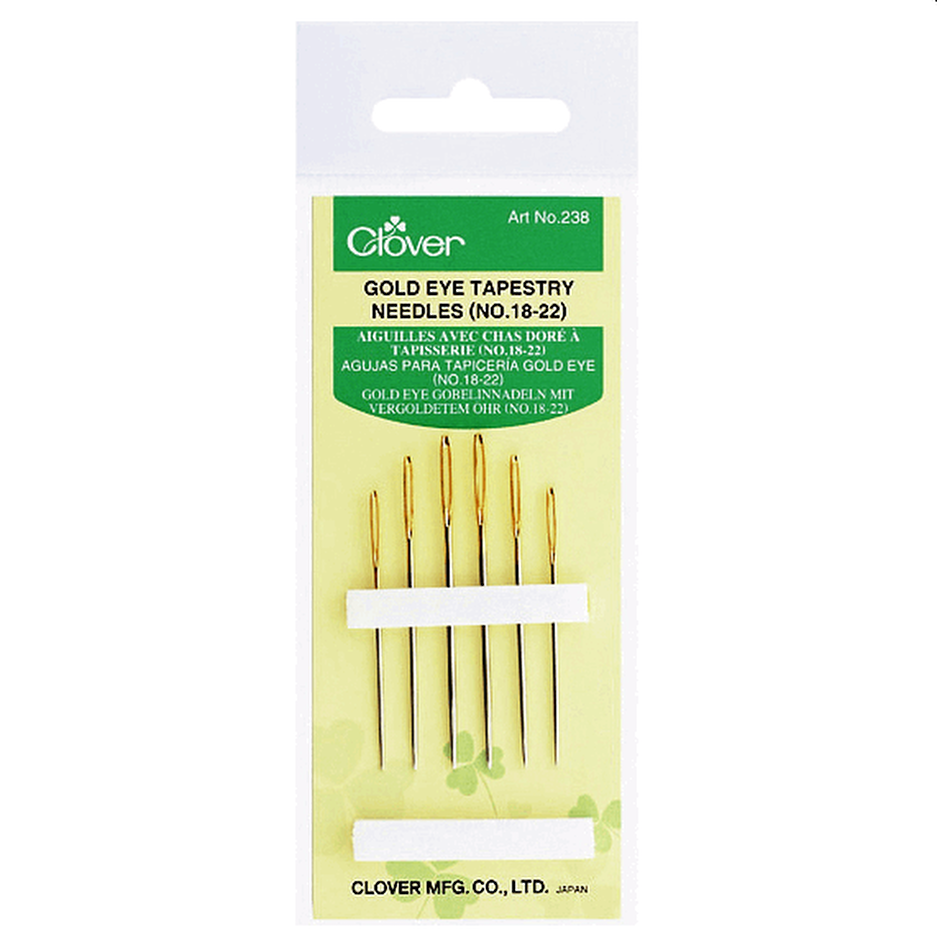 Clover Gold Eye Tapestry Needles from Jaycotts Sewing Supplies