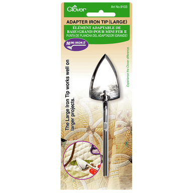 The Clover Mini Iron Large Tip from Jaycotts Sewing Supplies