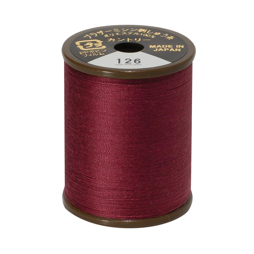 Brother Country Embroidery Thread, 126 Red from Jaycotts Sewing Supplies