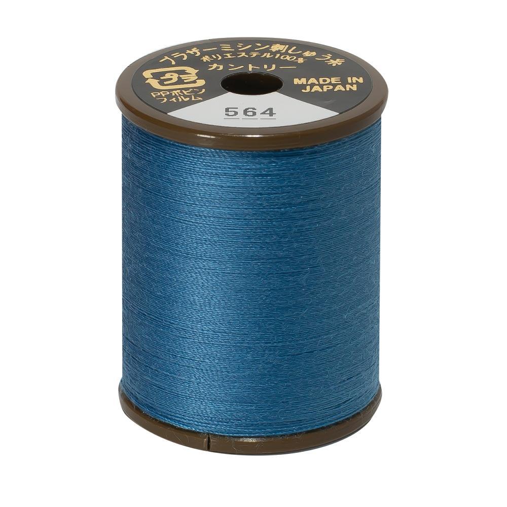 Brother Country Embroidery Thread, 564 Electric Blue from Jaycotts Sewing Supplies