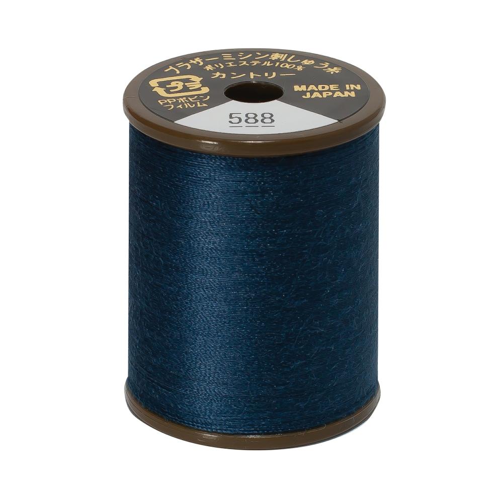 Brother Country Embroidery Thread, 588 Prussan Blue from Jaycotts Sewing Supplies