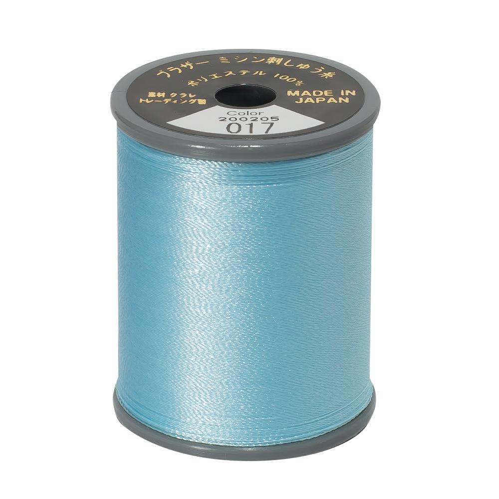 Brother ETP017 Polyester Embroidery Thread in Light Blue - Brother