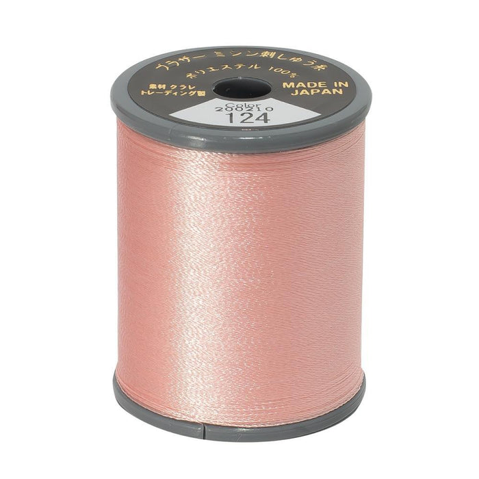 Brother Embroidery Thread 124 Fresh Pink from Jaycotts Sewing Supplies
