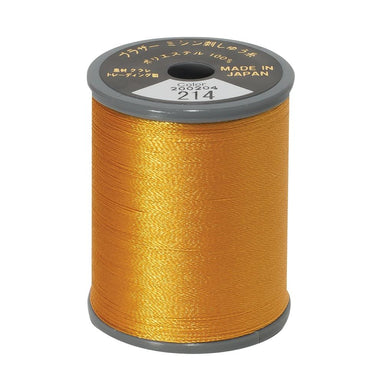 Brother Embroidery Thread 214 Deep Gold from Jaycotts Sewing Supplies
