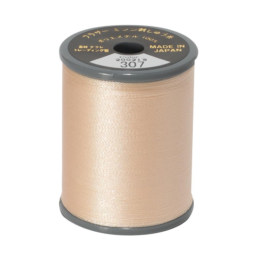 Brother ETP010 - CREAM BROWN Polyester Embroidery Thread