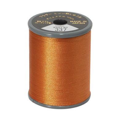 Brother Embroidery Thread 337 Rust from Jaycotts Sewing Supplies