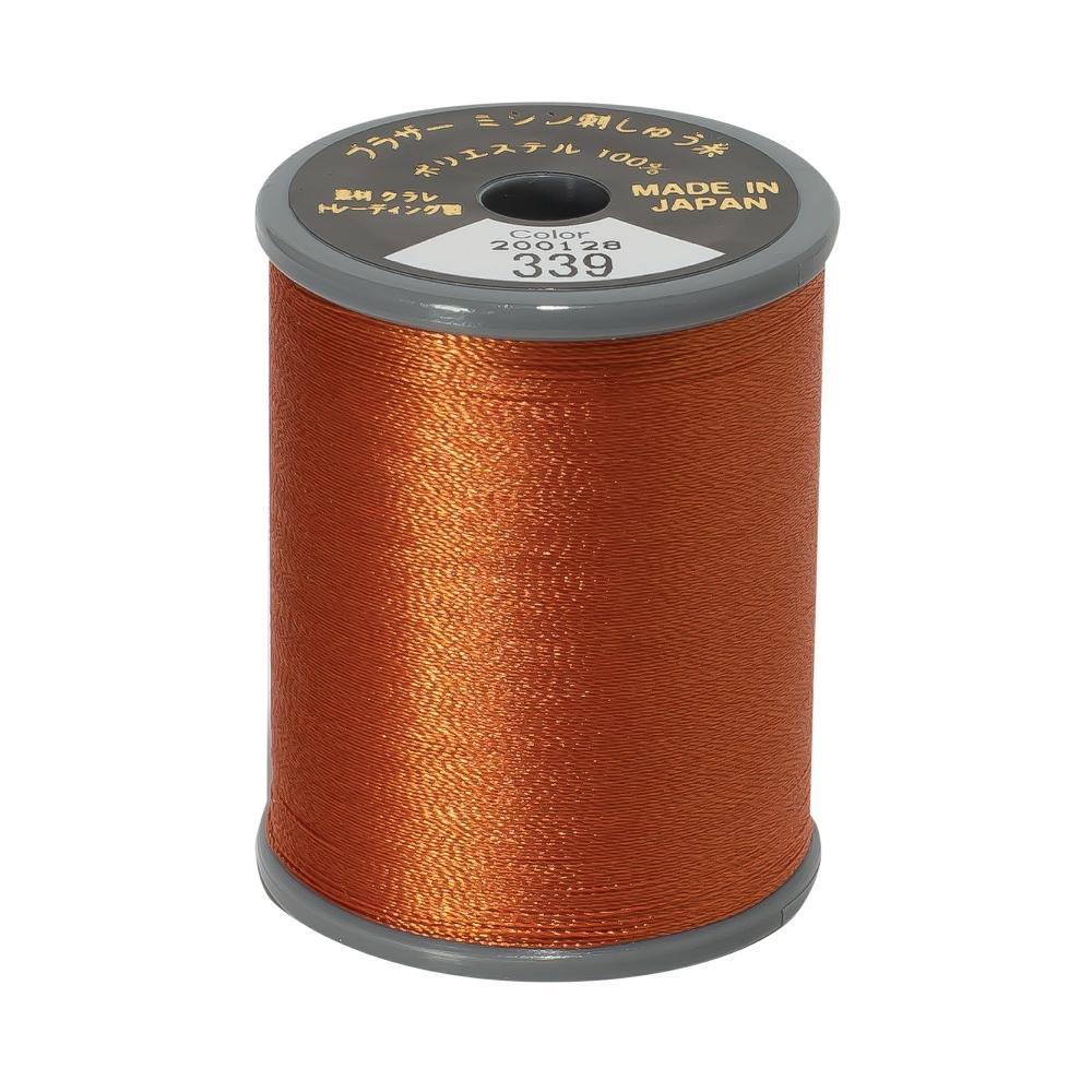 Brother Polyester Embroidery Thread 300m #339 Burnt Orange — jaycotts ...