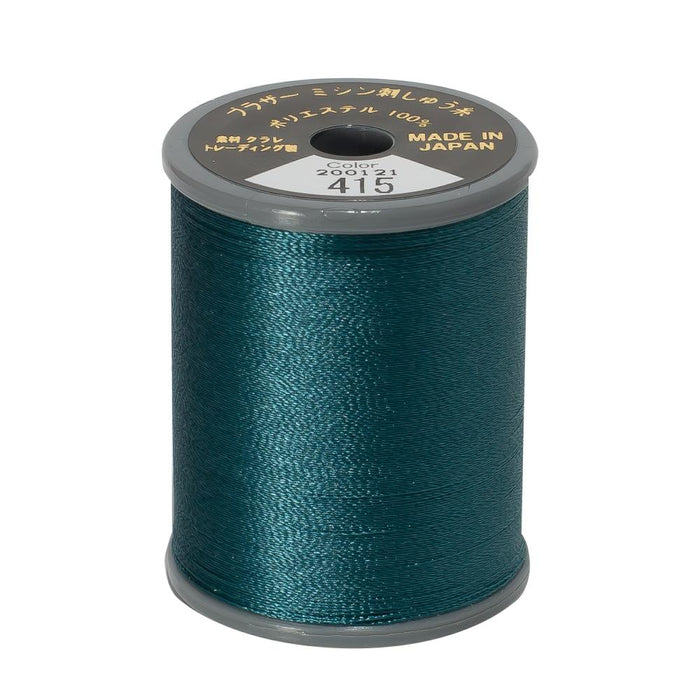 Brother Embroidery Thread 415 Teal from Jaycotts Sewing Supplies