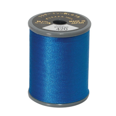 Brother Embroidery Thread 420 Electric Blue from Jaycotts Sewing Supplies