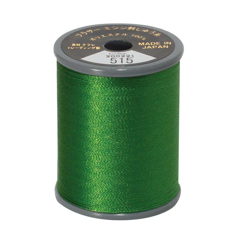 Brother Embroidery Thread 515 Moss Green from Jaycotts Sewing Supplies