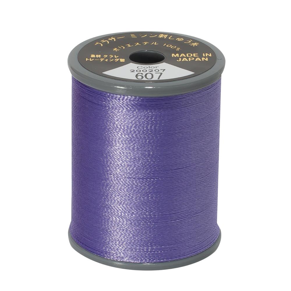 Brother Polyester Embroidery Thread 300m #607 Twilight — jaycotts.co.uk ...