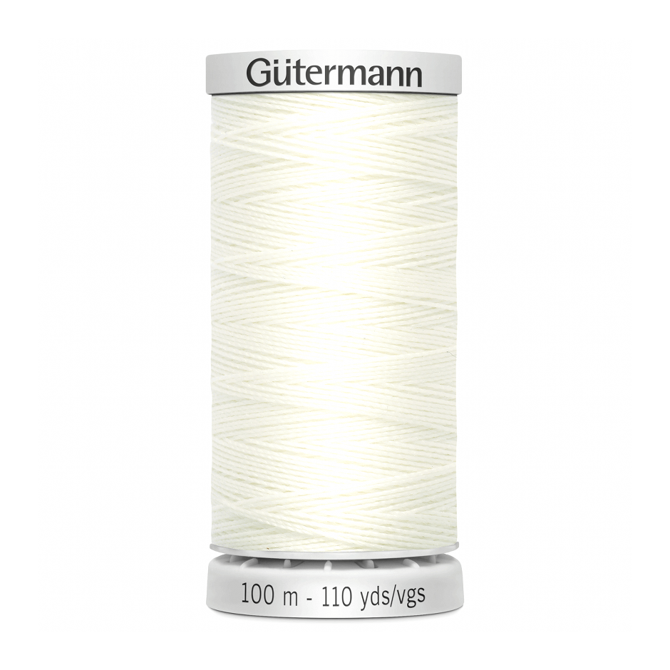 Gutermann Extra Strong Thread 100m | Ivory from Jaycotts Sewing Supplies