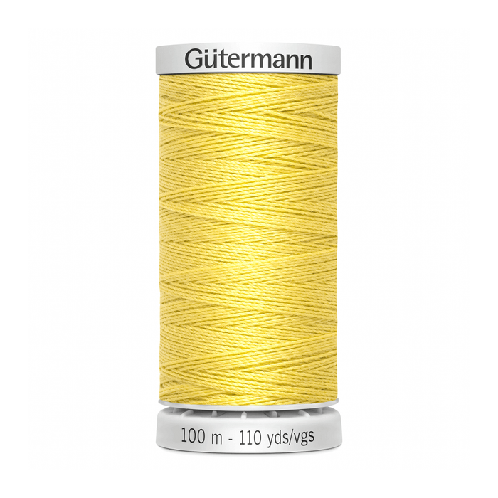Gutermann Extra Strong Thread 100m | Pale Yellow from Jaycotts Sewing Supplies