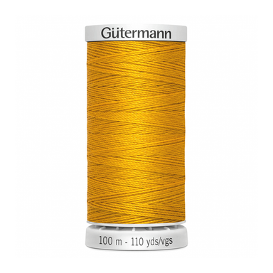 Gutermann Extra Strong Thread 100m | Bright Yellow from Jaycotts Sewing Supplies