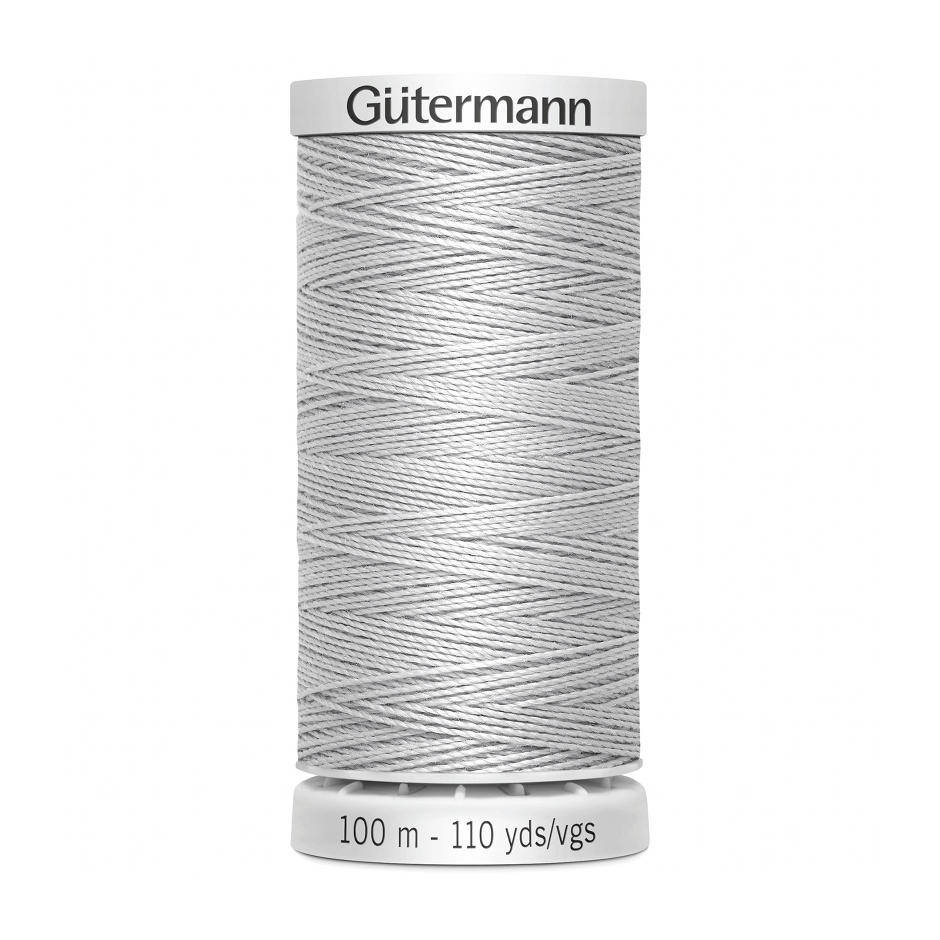 Gutermann Extra Strong Thread 100m | Silver from Jaycotts Sewing Supplies