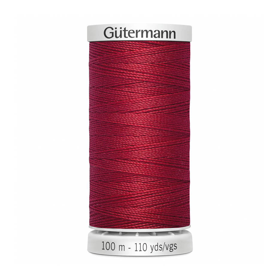 Gutermann Extra Strong Thread 100m | Cherry Red from Jaycotts Sewing Supplies