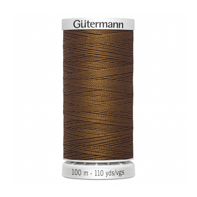 Gutermann Extra Strong Thread 100m | Burnt Umber from Jaycotts Sewing Supplies