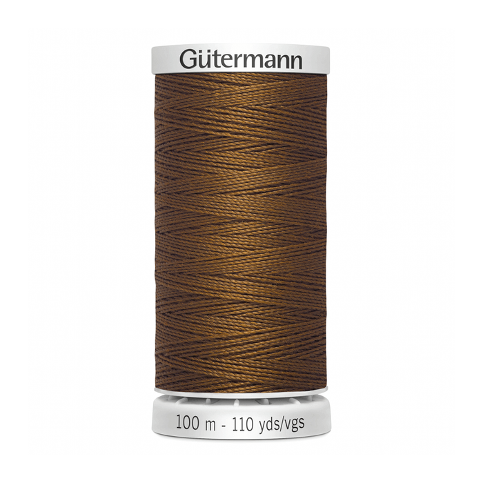 Gutermann Extra Strong Thread 100m | Burnt Umber from Jaycotts Sewing Supplies