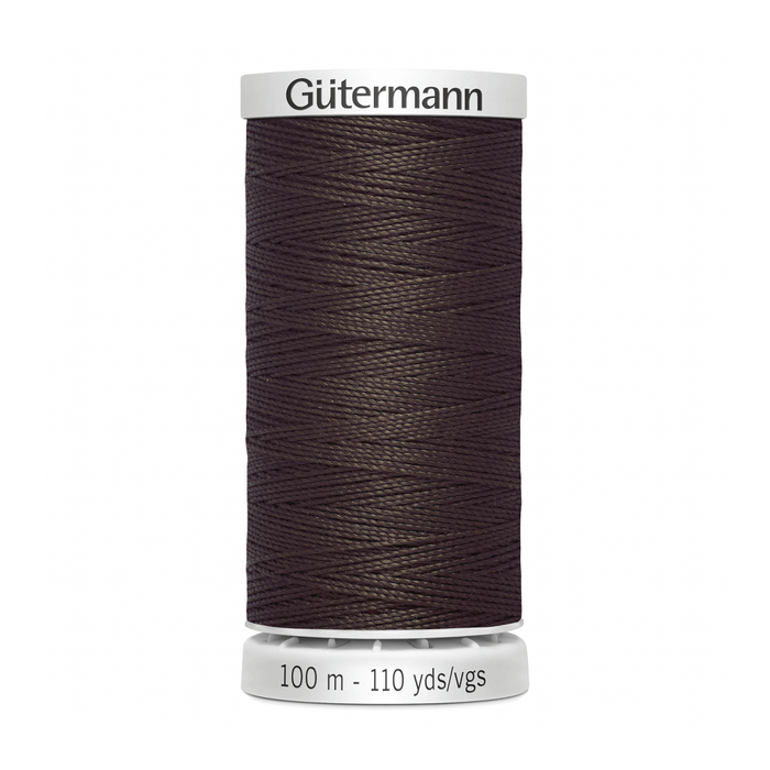 Gutermann Extra Strong Thread 100m | Brown from Jaycotts Sewing Supplies