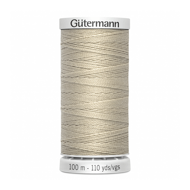 Gutermann Extra Strong Thread 100m | Oatmeal from Jaycotts Sewing Supplies