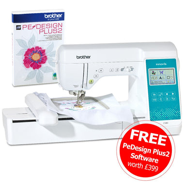 Brother Innov-is F580 Free Embroidery Software worth £399 from Jaycotts Sewing Supplies