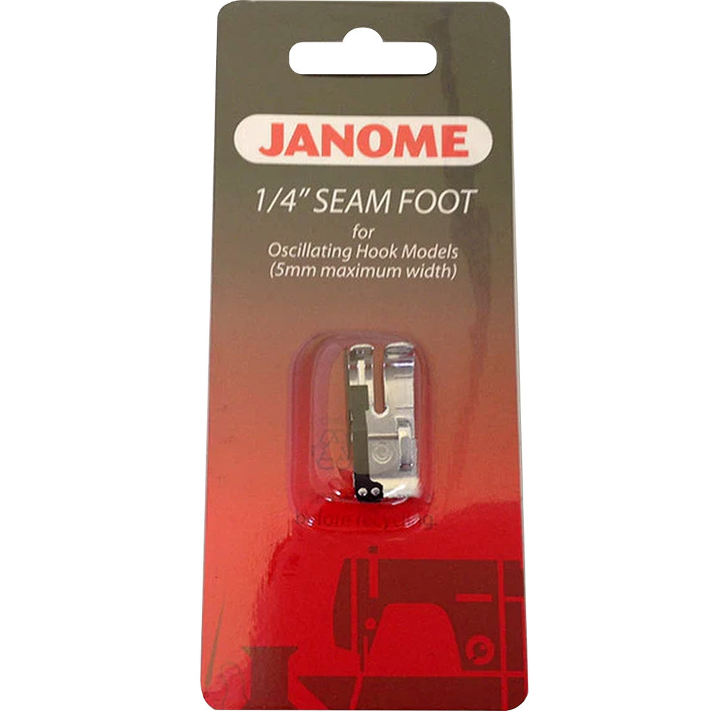 Patchwork Foot 1/4 inch - Front load Janome from Jaycotts Sewing Supplies