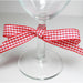Berisfords Gingham Ribbon Red from Jaycotts Sewing Supplies