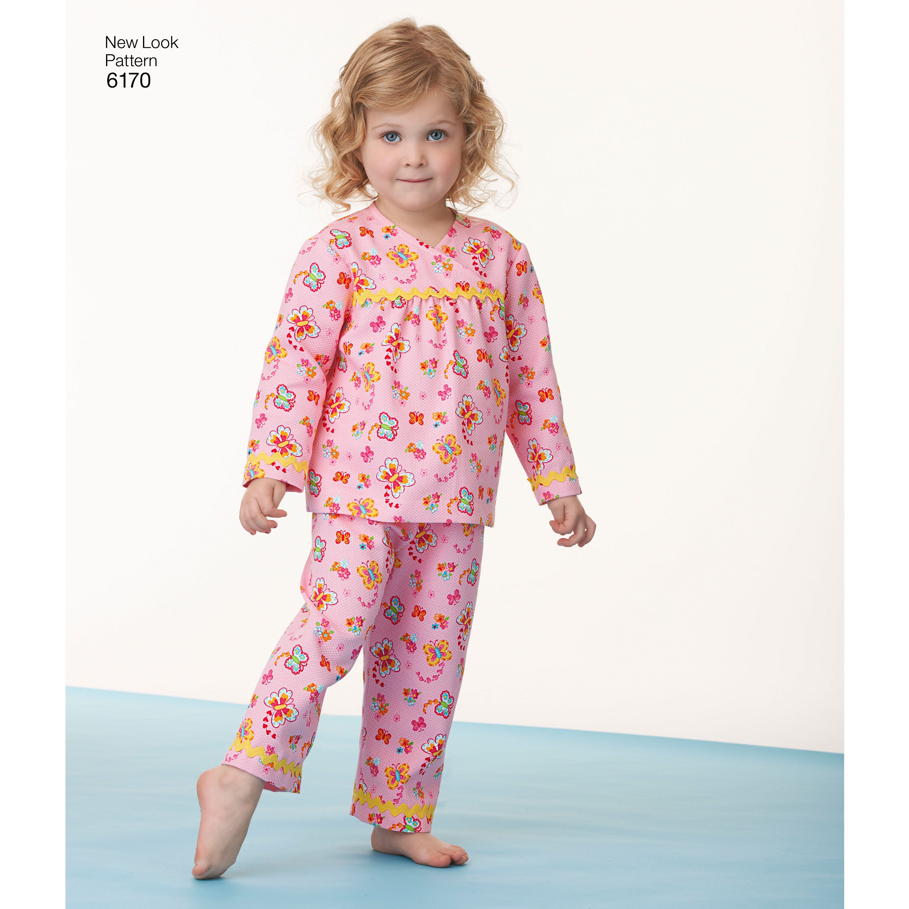 NL6170 Toddlers' and Child's Pyjamas pattern from Jaycotts Sewing Supplies