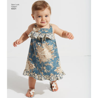 NL6501 Babies' Dress and Romper from Jaycotts Sewing Supplies