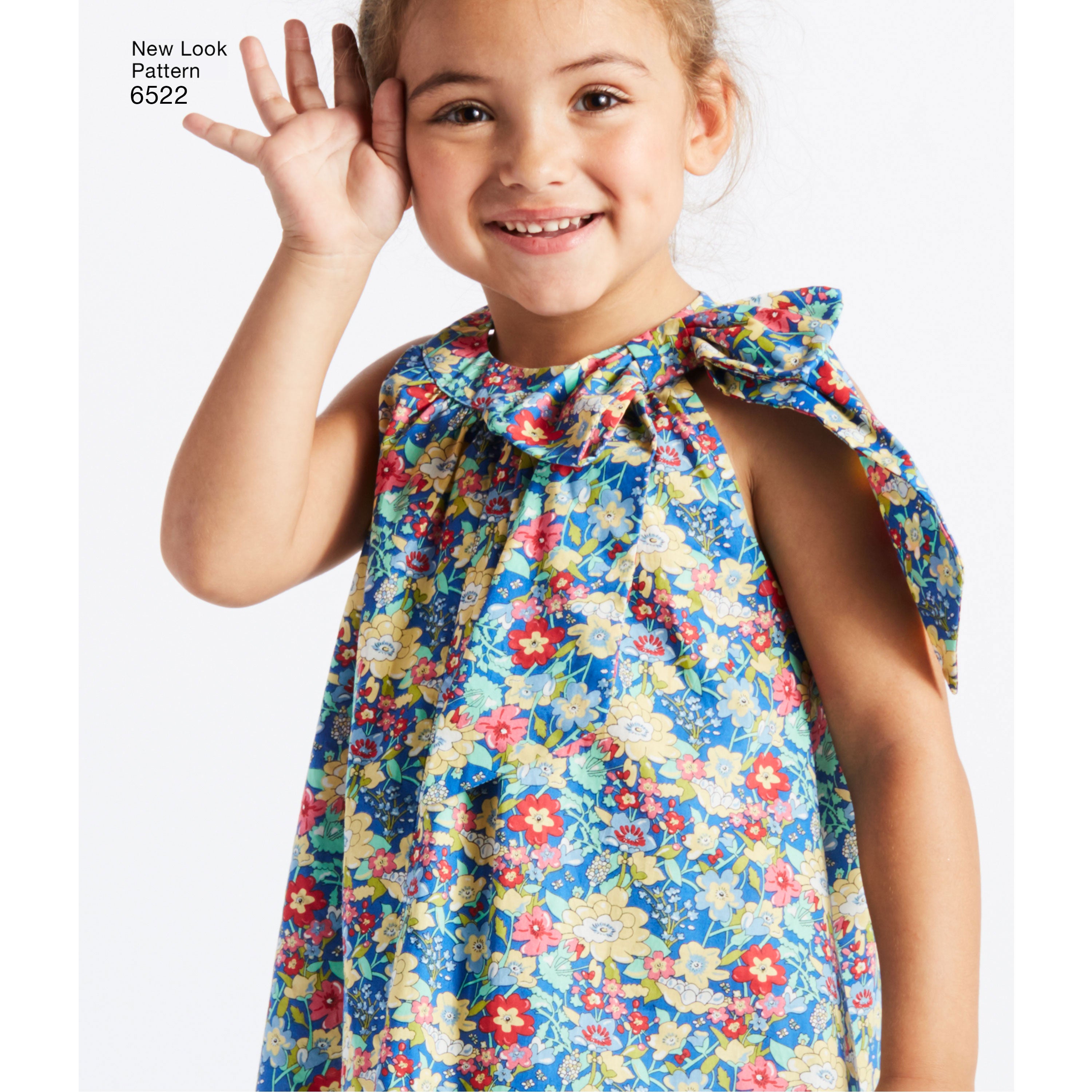 NL6522 Child's and Girls' Dresses and Top from Jaycotts Sewing Supplies