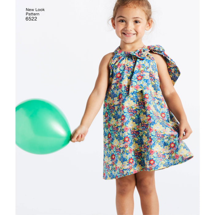 NL6522 Child's and Girls' Dresses and Top from Jaycotts Sewing Supplies