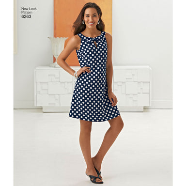 NL6263 Misses' A- Line Dress from Jaycotts Sewing Supplies