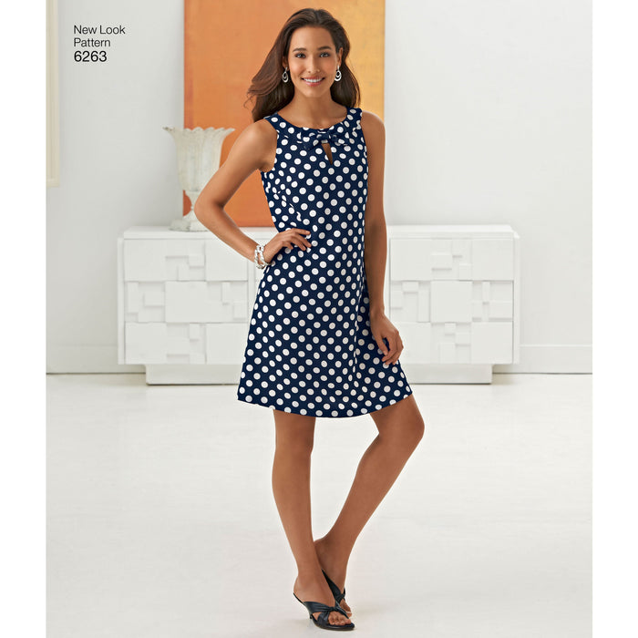 NL6263 Misses' A- Line Dress from Jaycotts Sewing Supplies