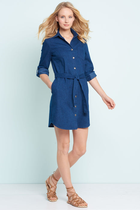 NL6449 Misses' Easy Shirt Dress and Knit Dress from Jaycotts Sewing Supplies