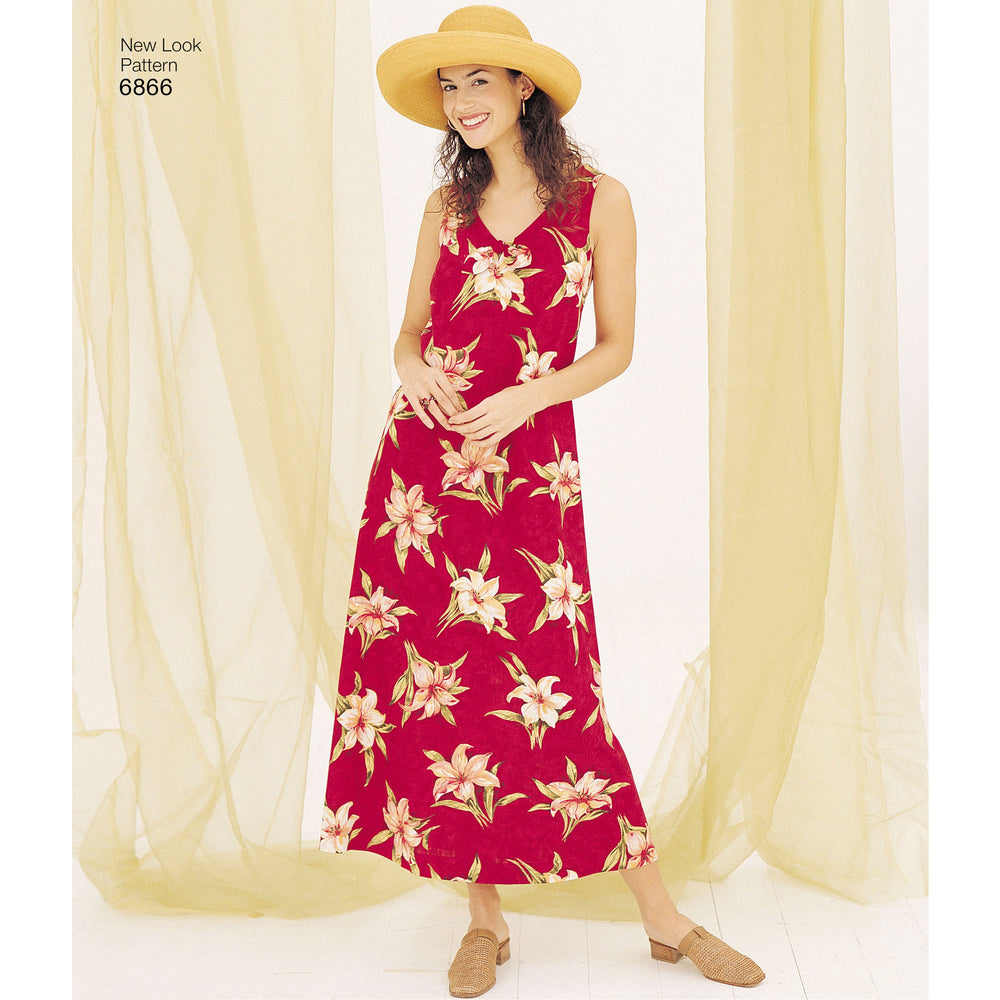 NL6866 Misses Dress Pattern | Easy from Jaycotts Sewing Supplies