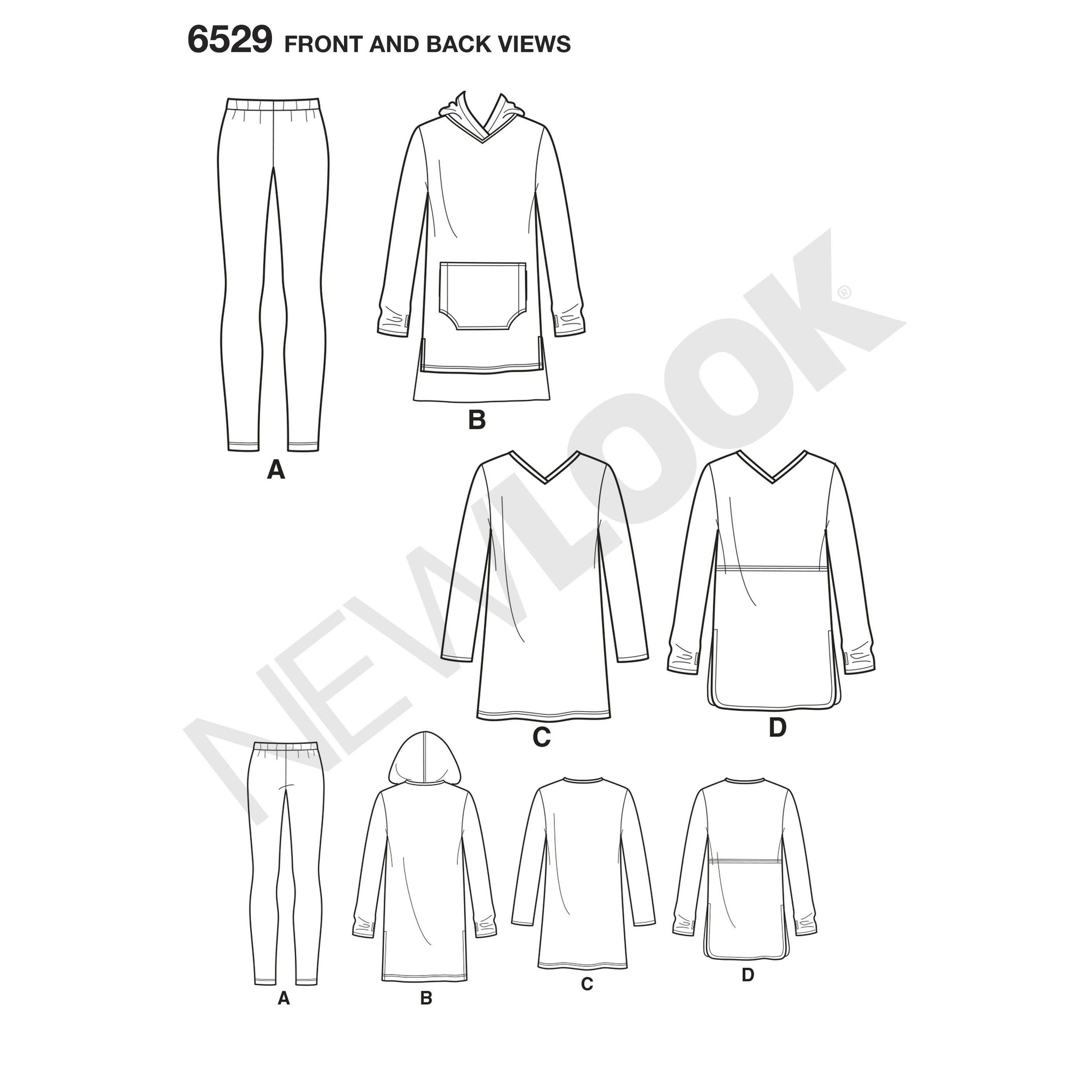 NL6529 Women's Knit Tunics and Leggings — jaycotts.co.uk - Sewing Supplies