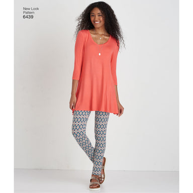 NL6439 Misses' Knit Tunics with Leggings from Jaycotts Sewing Supplies