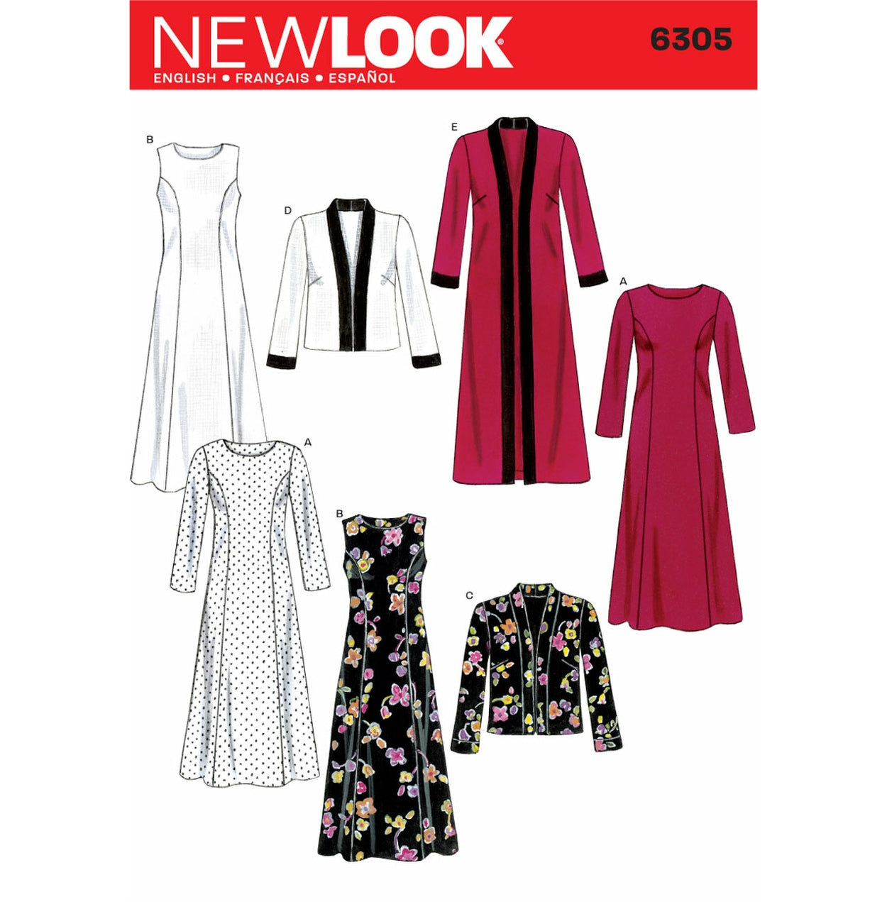 NL6305 Misses Dress and jacket pattern from Jaycotts Sewing Supplies